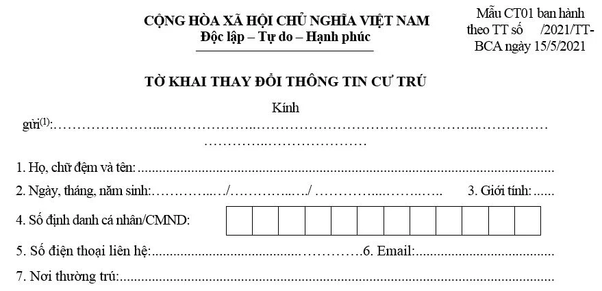đăng ký tạm trú cho người thuê trọ